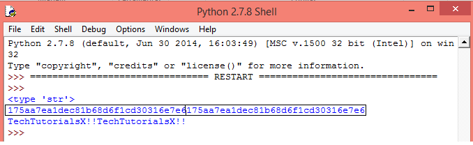 Generate 32 Bit Hex Key Python